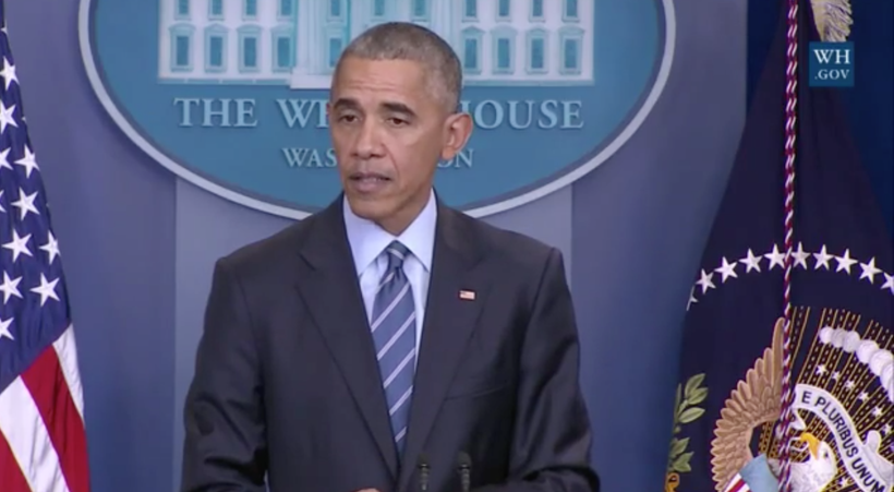 On Russian hacking of election: I told Putin to “cut it out.” President Barack Obama delivers his year-end press conference F