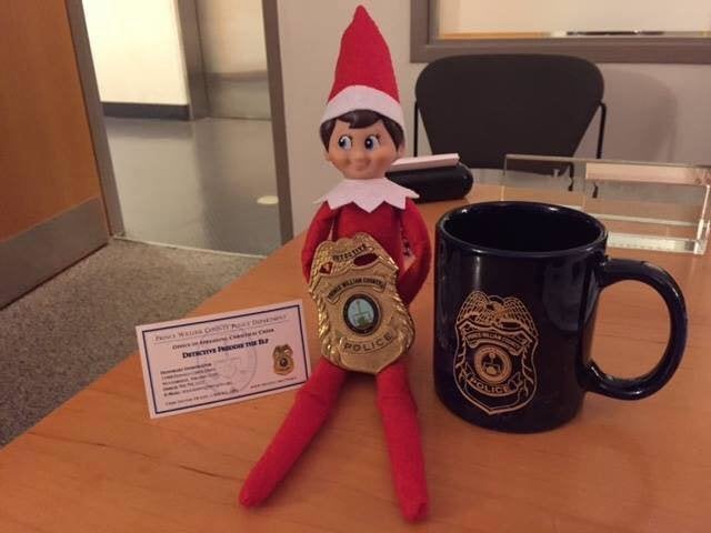 After someone stole her purse, Lorraine Villahermosa panicked when she realized her son's Elf on the Shelf was inside. Luckily, some friends at the police station helped her out. 