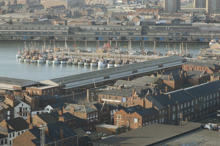 Grimsby, Lincolnshire, is famous for its fishing industry. North Lincolnshire voted for Brexit by 69.87%