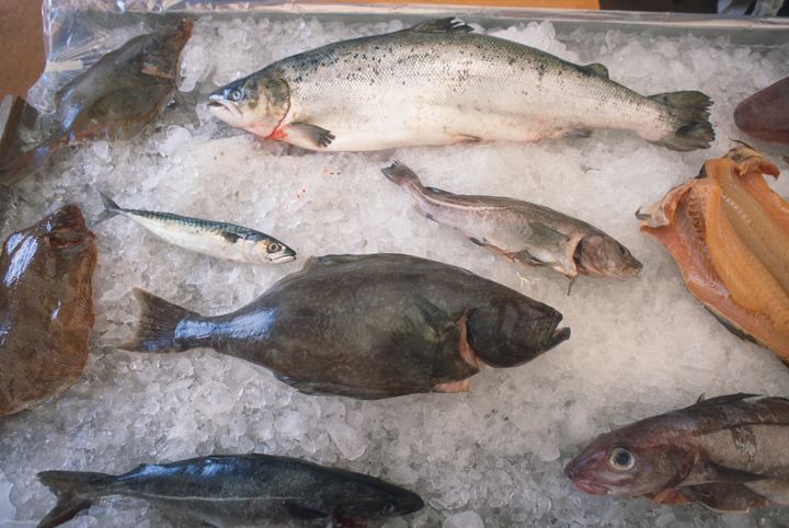 <strong>Freshly caught fish on ice. While the UK's fishing industry is relatively small - it's likely to be a high-profile barometer of Brexit</strong>