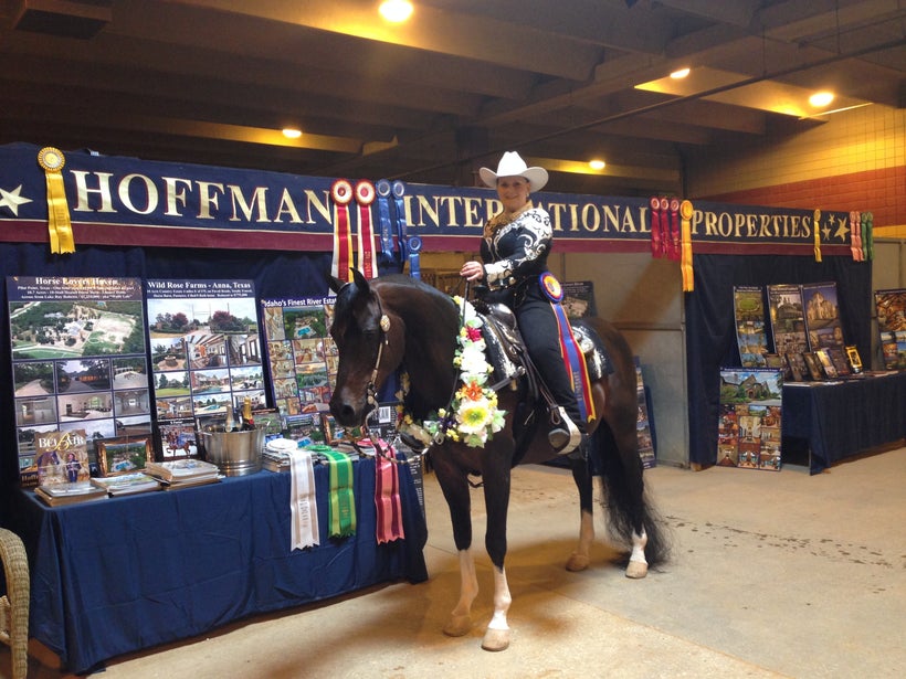 Exhibit at the Mayfest Arabian Show and National Champion Sylvia Beahr