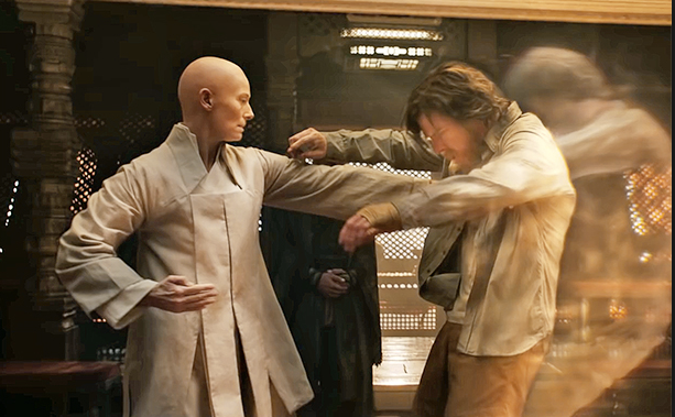 Tilda Swinton as The Ancient One in "Doctor Strange."