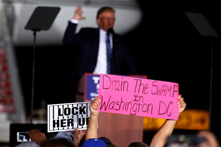 President-elect Donald Trump was able to capitalize on voters' sense that the nation's political system is corrupt, a theme e