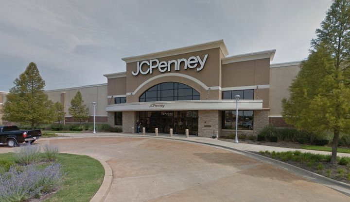 The child's grandmother pulled into this J.C. Penney store's parking lot, where she realized her grandson had been shot, police said.