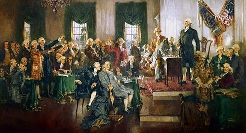 Signing the Constitution