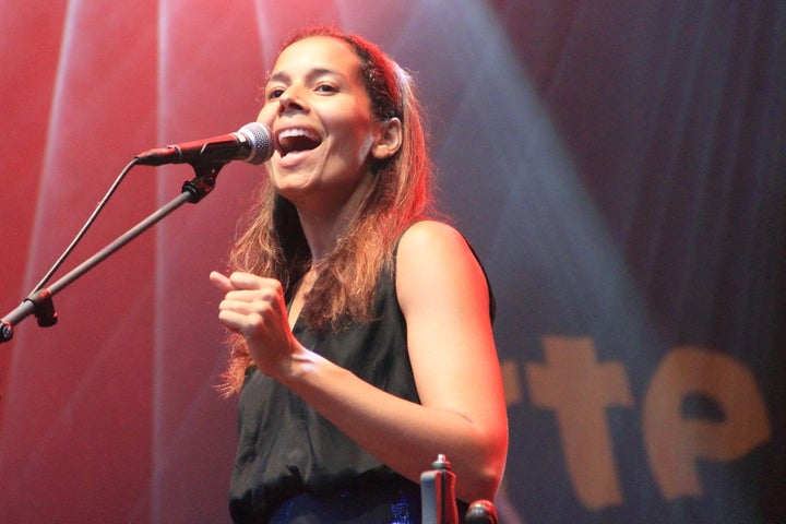 Rhiannon Giddens performing in her home state of North Carolina.