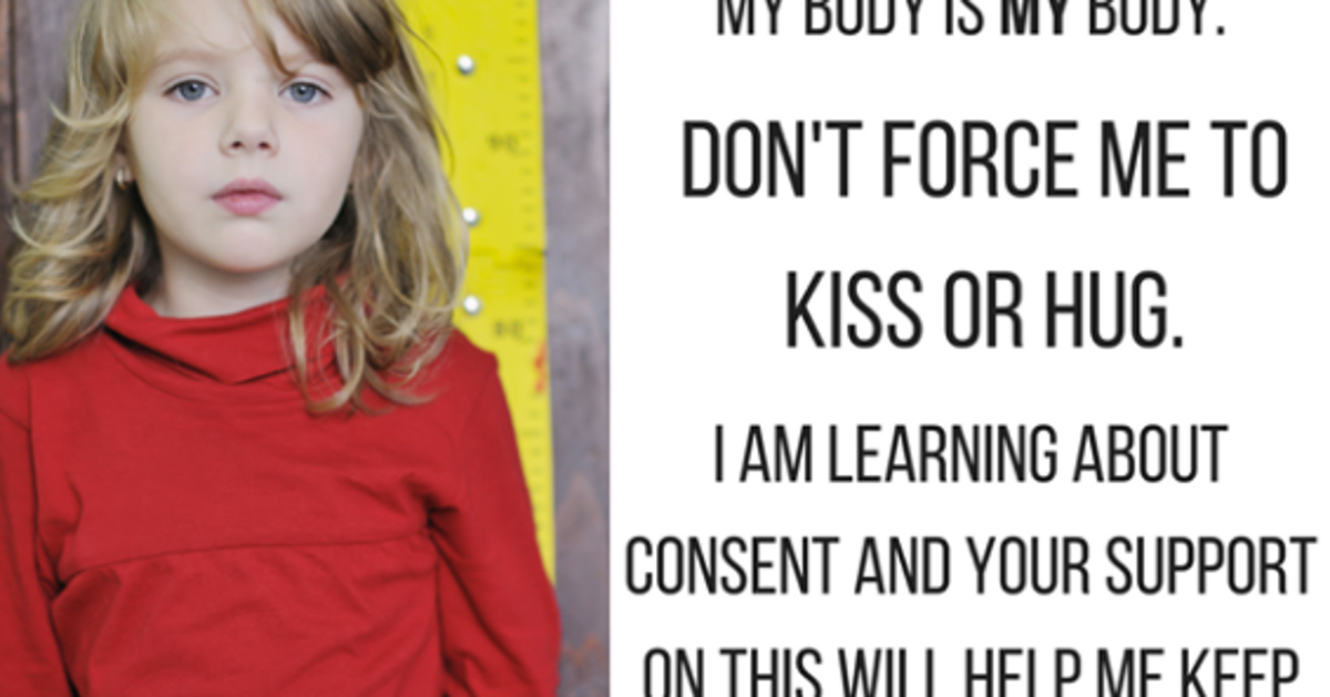 Campaign Encouraging Relatives To Ask For Kids Consent Before Hugs And
