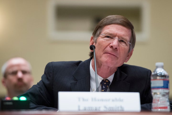 Rep. Lamar Smith has a long history of denying climate change.