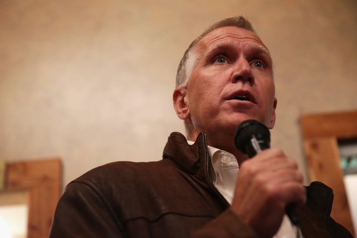 Sen. Thom Tillis (R-N.C.) was elected with support from two nonprofit groups funded by secret donors given through Cross