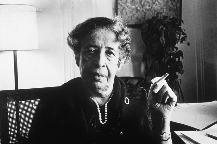 Jewish American political thinker Hannah Arendt, who escaped Germany in 1933, saw the problem as