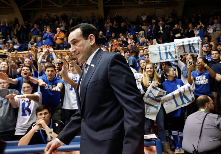 Mike Krzyzewski won his 1,000th game as a head coach last season. He has compiled more wins than anyone in Division I history.