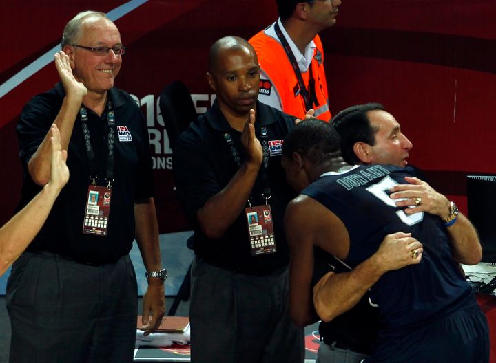 "If I coached the USA team, and LeBron James and Durant and Kobe and all those other guys said, 'I hated playing for that guy,' that wouldn’t help us in recruiting," Coach K tells HuffPost.