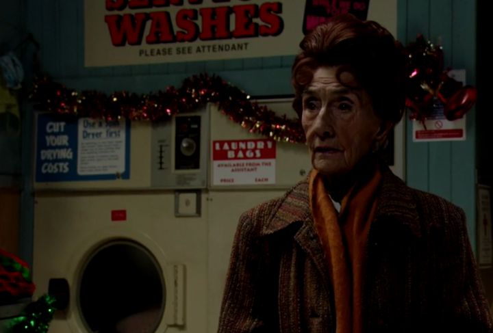 <strong>Dot bids farewell to Phil in the clip</strong>