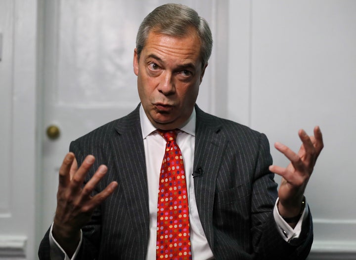 Nigel Farage has been threatened with legal action.