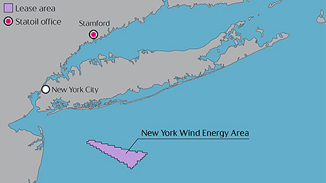 The 25-year lease is located roughly 14 miles off Jones Beach on Long Island. 