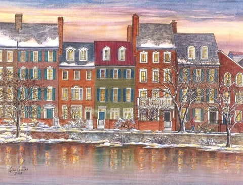 Old Town Alexandria, where Collins successfully relaunched her artistic career