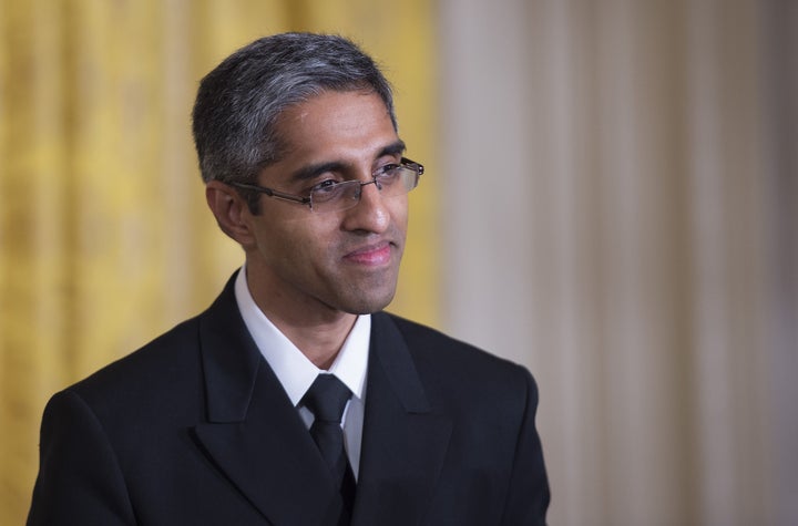 US Surgeon General Vivek Murthy delivers remarks at a Clean Power Plan event at the White House in Washington, DC, August 3, 2015.