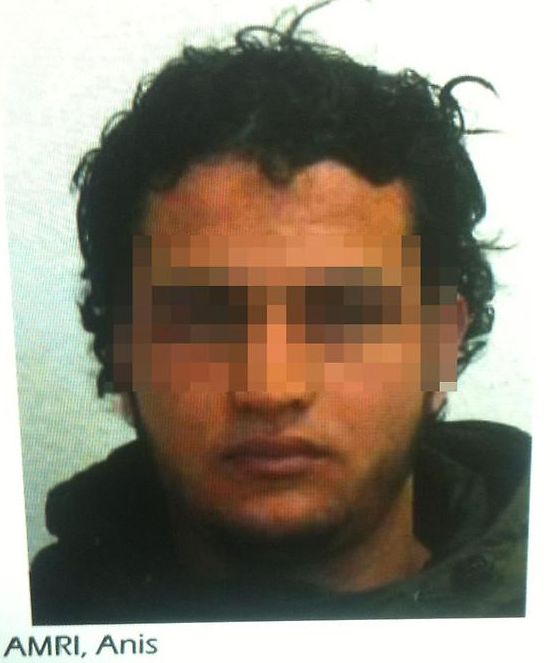 Suspect: German police are searching for a Tunisian man named as either Ahmed or Anis A though he reportedly used various aliases