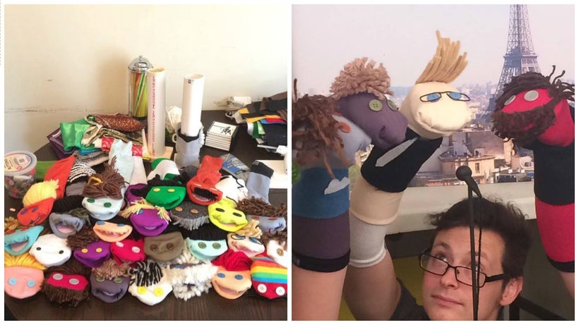 The whole puppet cast. Jordan Lincoln.