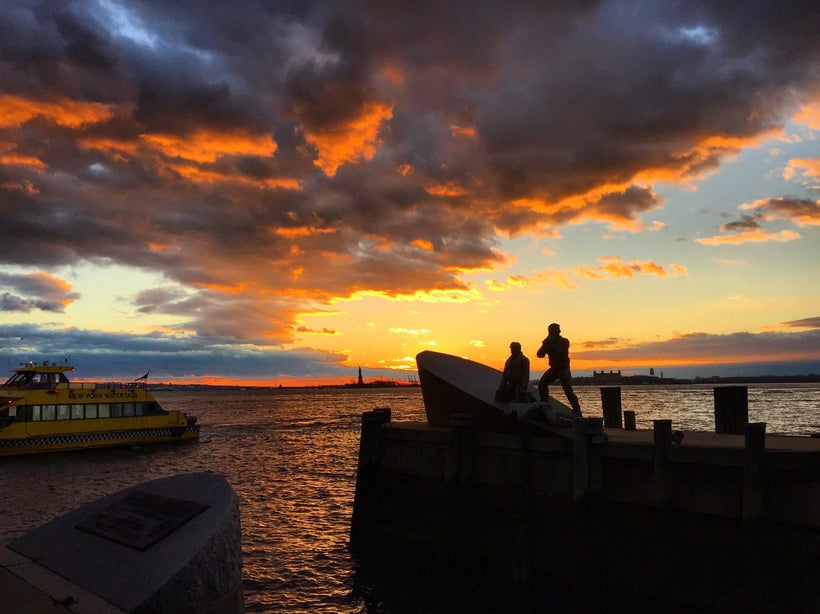 The Merchant Marine Memorial in Battery Park