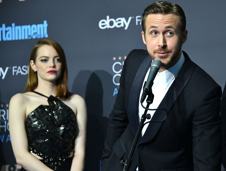 We doubt Ryan Gosling would steal Emma's joke ...
