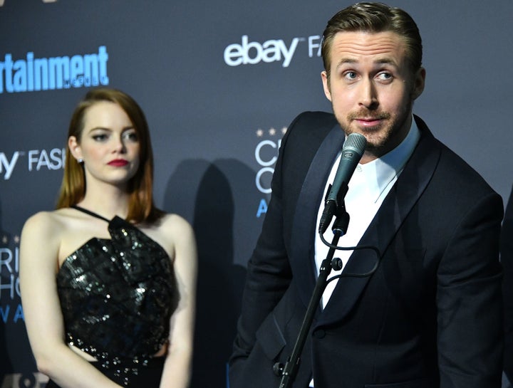 We doubt Ryan Gosling would steal Emma's joke ...