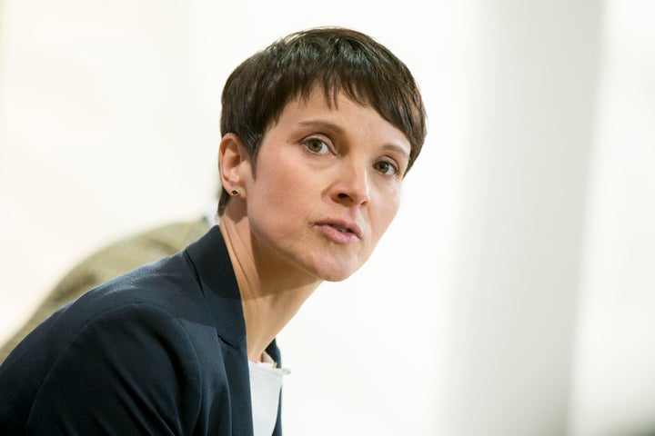 Co-head of the Alternative fuer Deutschland (AfD, Alternative for Germany) political party Frauke Petry in Berlin on Dec. 5.