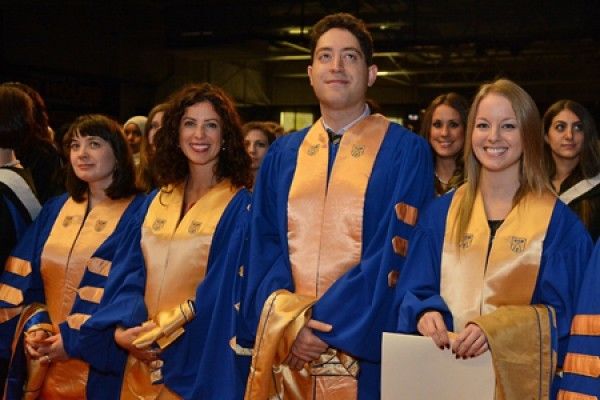 University of Windsor graduates wait to receive their diploma at Convocation. 