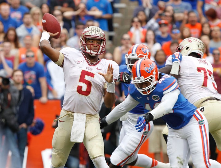 Tampa Bay Buccaneers quarterback Jameis Winston was accused of sexual assault while he played for Florida State University --