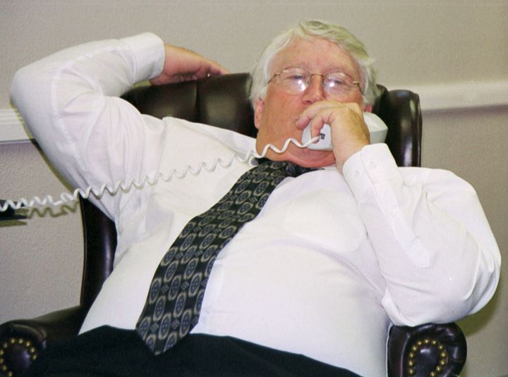 Former warden Burl Cain is pictured in this August 2001 photo.