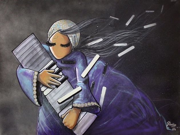 An Afghan Street Artist Boldly Brings Women S Stories To Life Huffpost