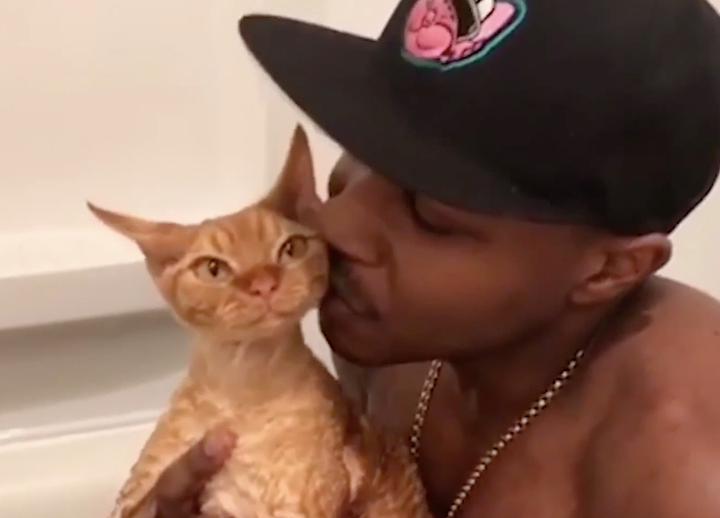 Dwayne Molock, aka Moshow, raps mostly about cats.