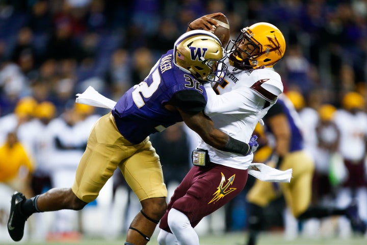 Safety Budda Baker is a big reason why the Huskies lead the nation in turnover margin.