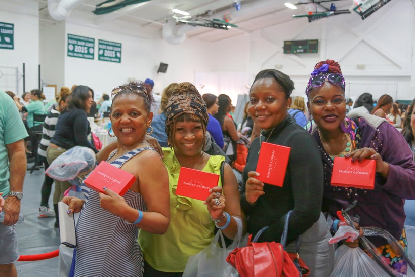 Recipients at Boxing Joy event