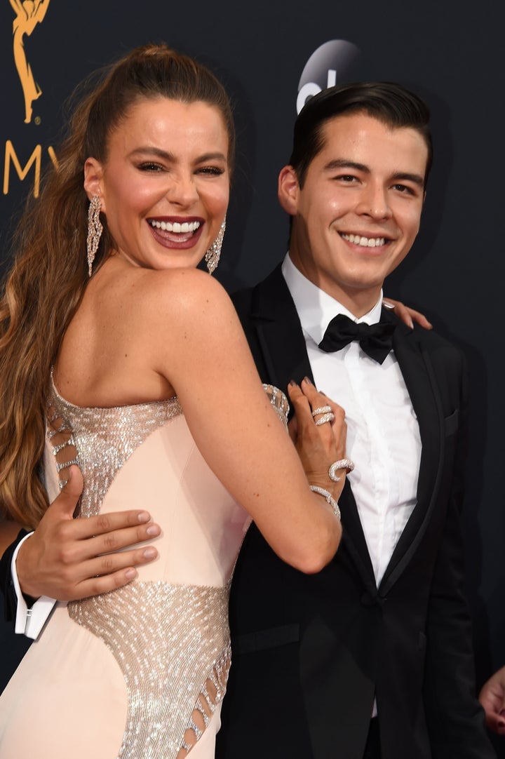 Sofia Vergara's Son Makes His Modeling Debut With Model Stevie