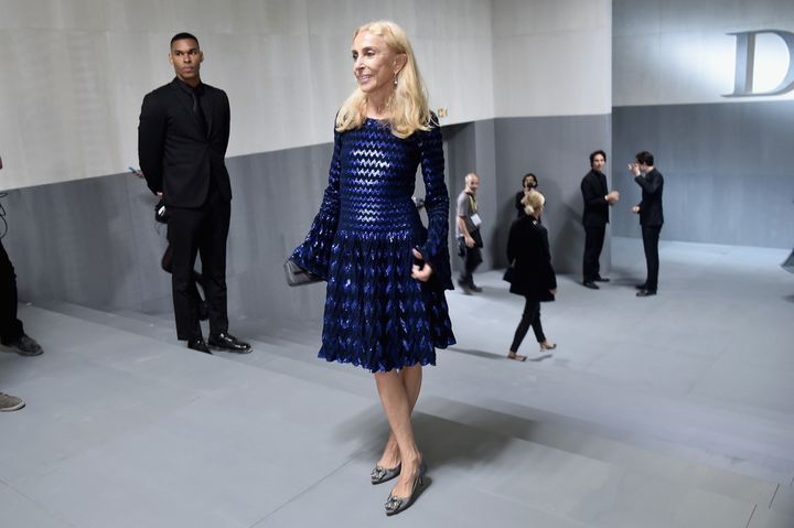 Franca Sozzani attends the Christian Dior show as part of the Paris Fashion Week Womenswear Spring/Summer 2017 on September 30, 2016 in Paris, France.