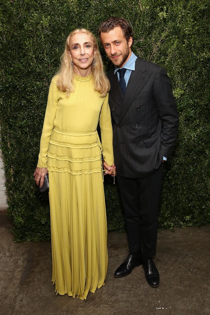 Editor-In-Chief of Italian Vogue Franca Sozzani (L) and director Francesco Carrozzini attend the 'Franca: Chaos And Creation' New York Screening at Metrograph on October 13, 2016 in New York City. 