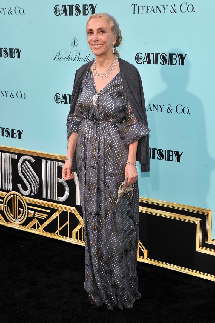 Editor-in-chief of Vogue Italia Franca Sozzani attends the 'The Great Gatsby' world premiere at Avery Fisher Hall at Lincoln Center for the Performing Arts on May 1, 2013 in New York City. 