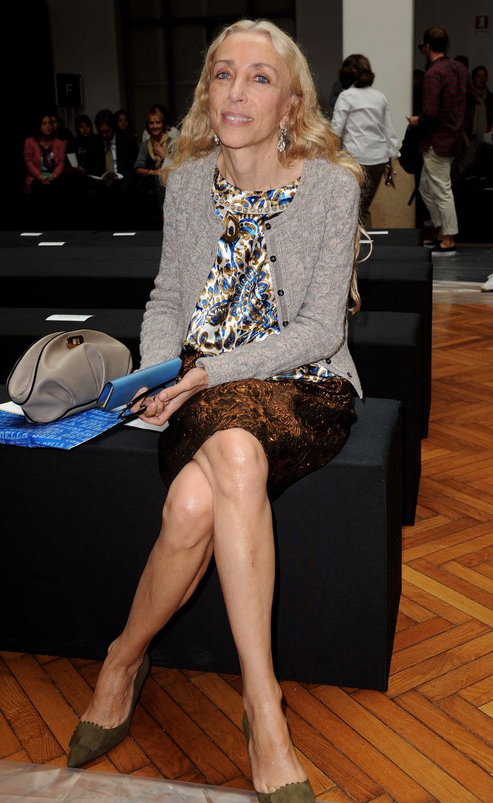 Franca Sozzani attends the Marco de Vincenzo Womenswear S/S 2011 show during Milan Fashion Week on September 26, 2010 in Milan, Italy. 