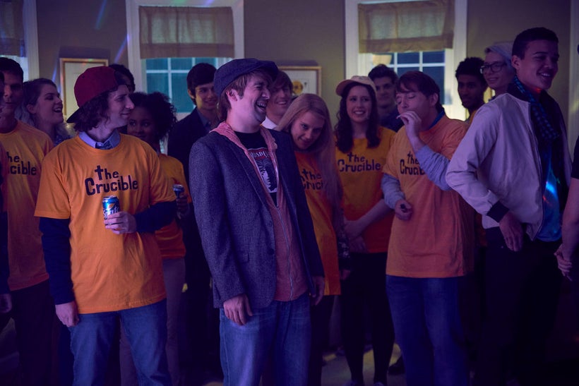Lin-Manuel Miranda and the cast of <em>SNL</em> on <em>Saturday Night Live</em>.