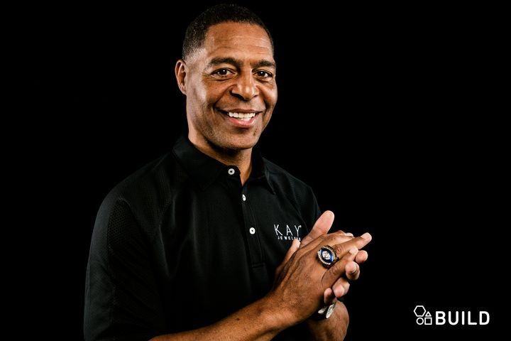 Marcus Allen kids around — Calisphere