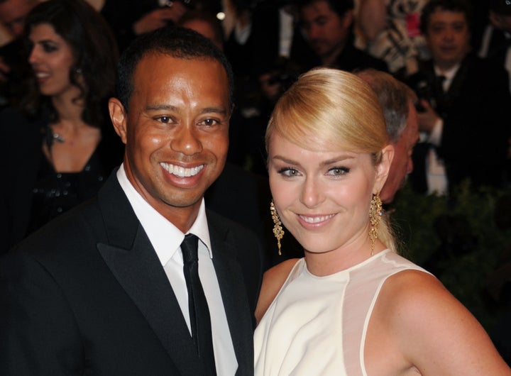 Tiger Woods and Lindsey Vonn at the Met Ball in May 2013.