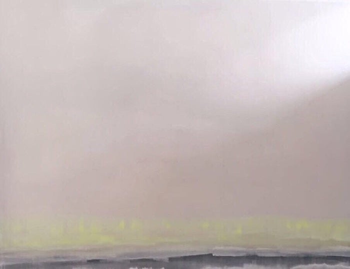 “Guardian” is an Abstract Landscape that reflects how Brooke’s two dueling personas magically meet on canvas.