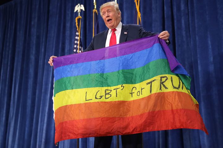 No, Donald Trump, 2016 was NOT a banner year for the LGBTQ community. 