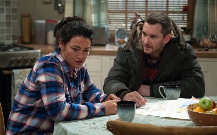 Moira is claiming the baby's dad is her nephew Pete(!)