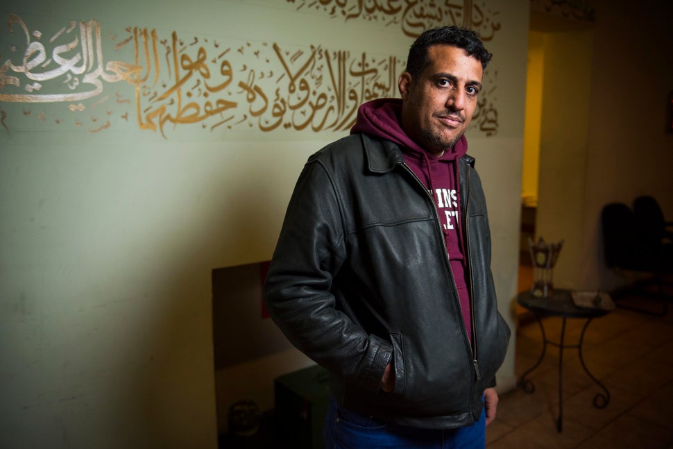 Ali Alyassin, 43, dyed fabrics in Syria and is currently not working.