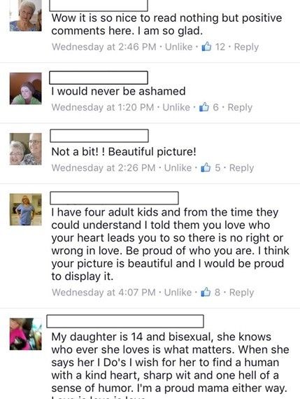 Messages in reaction to “Would You Be Too Ashamed To Display Your Child's Wedding Photo?”