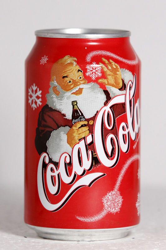 coca cola stuffed santa claus