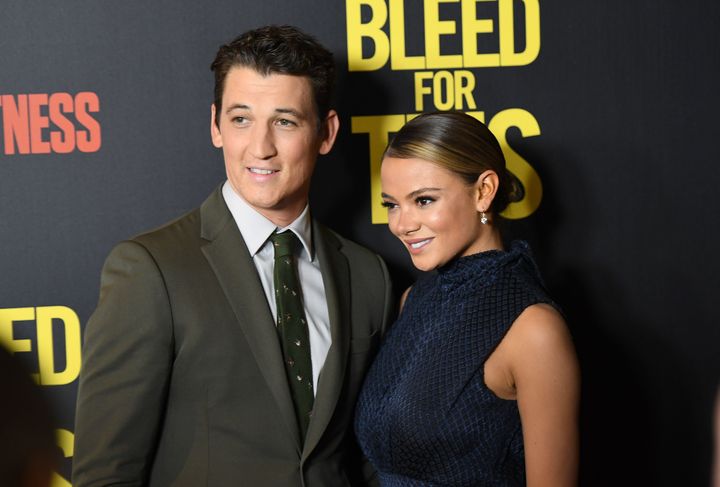 Miles Teller and Keleigh Sperry 
