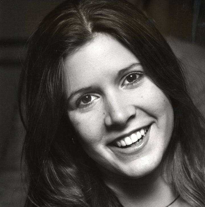 Carrie Fisher during the 31st annual Golden Apple Awards in 1977.